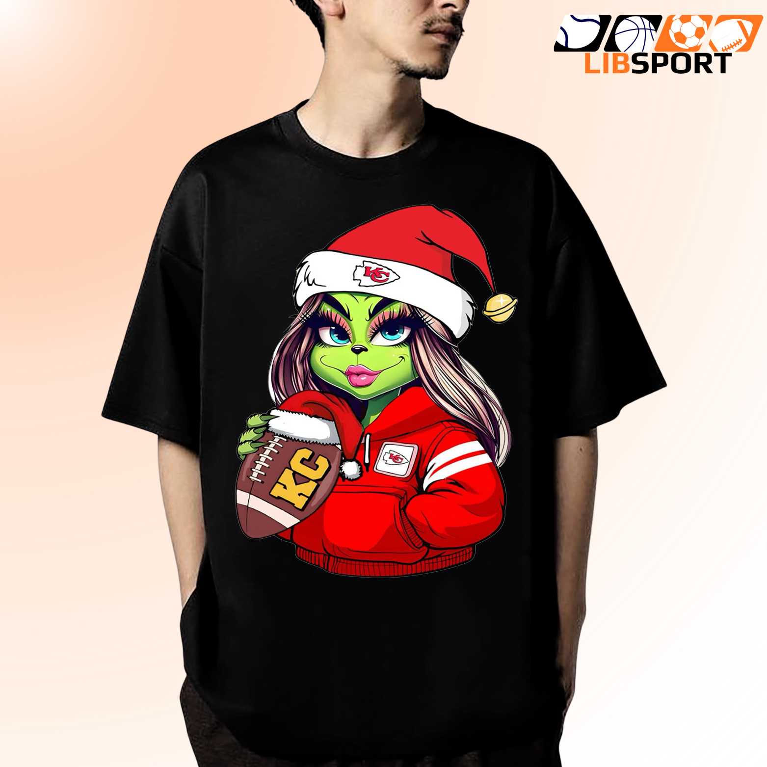 Chiefs Grinch Nfl T Shirt, Kansas City Holiday Football Tee, Unisex Fan Merch